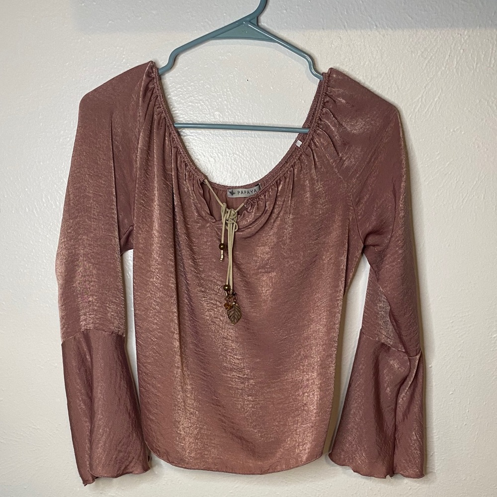 Papaya long sleeve shirt